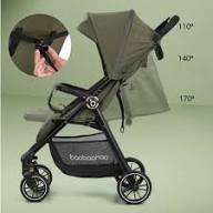 Little Bunnies Eco Pro Foldable Baby Stroller | Ultra Lightweight | Airplane Travel Friendly | Compact Design | Smooth Steering | 0–3 Years