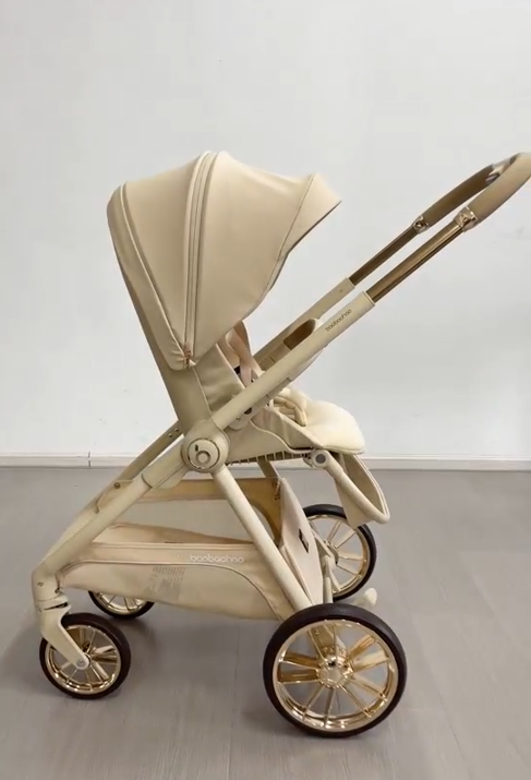Little Bunnies Thanos Stroller | Premium Travel Baby Stroller | Compact Fold | Reversible Seat | Multi-Position Canopy | Smooth Suspension