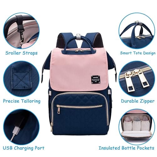 Diaper Bags with USB Charging Port