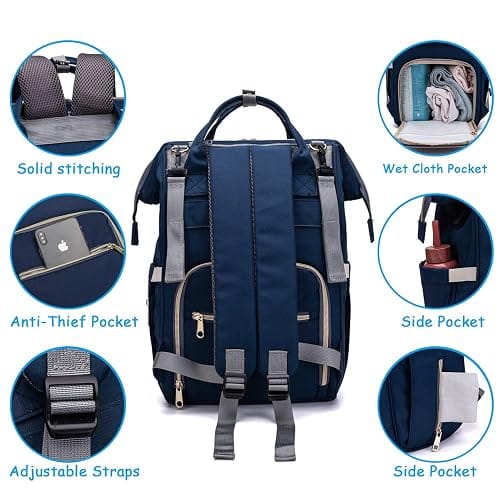Diaper Bags with USB Charging Port
