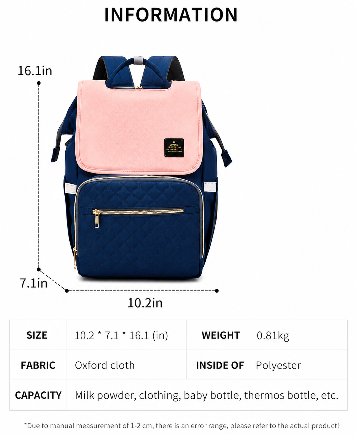 Diaper Bags with USB Charging Port