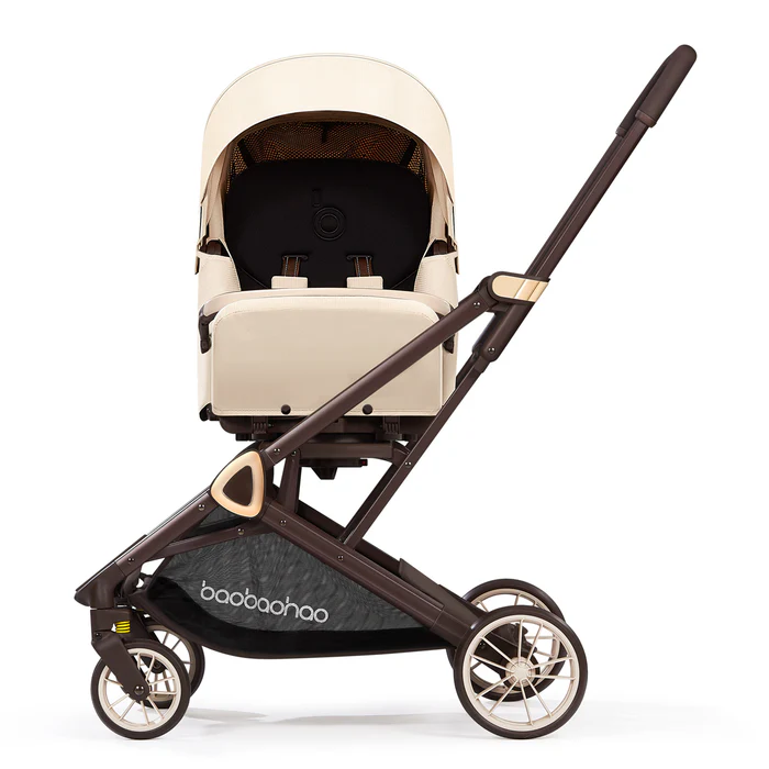 Little Bunnies Urban Glider Reversible Baby Stroller | Parent & Forward Facing | Adjustable Recline | One-Click Steering | Compact Fold | Storage Basket