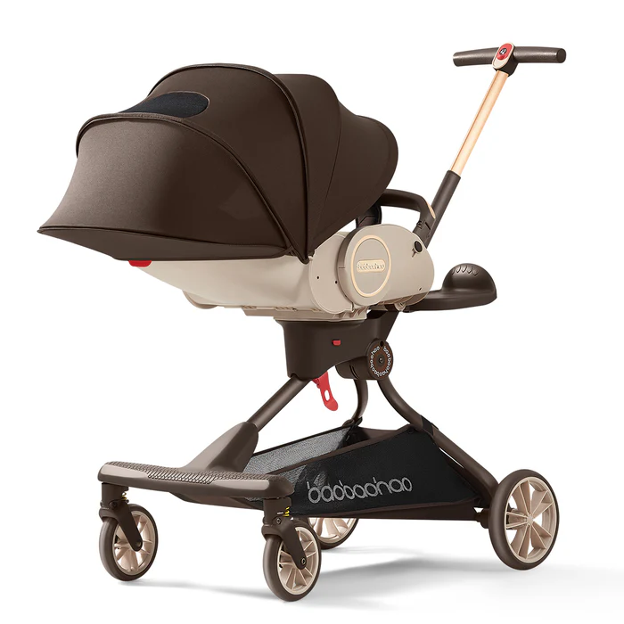 Little Bunnies Comfy Rider Travel Stroller | Reversible Parent-Facing Seat | Adjustable Recline | UPF 50+ Canopy | Compact Fold | Lightweight Design
