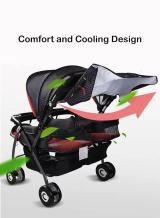 Little Bunnies Twin Baby Stroller (double pram) – view 7