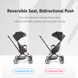 Egg Shell Design | Lightweight Foldable Baby Stroller | Aluminium Frame | Compact Travel Design | Premium Baby Pram | 6 Months to 15 Kg | 360° Smart Rotating Seat | Adjustable Push Handle | Multi Position Reclining Seat