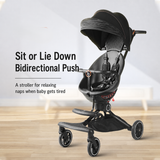 Egg Shell Design | Lightweight Foldable Baby Stroller | Aluminium Frame | Compact Travel Design | Premium Baby Pram | 6 Months to 15 Kg | 360° Smart Rotating Seat | Adjustable Push Handle | Multi Position Reclining Seat