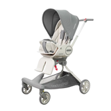 Travel Stroller | Reversible Parent-Facing Seat | Adjustable Recline | UPF 50+ Canopy | Compact Fold | Lightweight Design | High Landscape Stroller