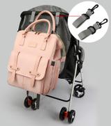 Insulated Bottle Holders | Dual Front Utility Pockets | Large Capacity Storage | Multiple Organized Compartments | Parent Essentials Section | Premium Quality Material | Adjustable Shoulder Strap | Easy Access Design | Travel-Friendly Organization | Elegant & Functional Style