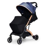 Ultra Compact Baby Stroller | Air Travel Friendly | Lightweight Frame | Comfortable Seat | Easy Maneuverability | Leather handrail | Dust Proof Bag | Winter Windproof Mode | Air Permeable Skylight  